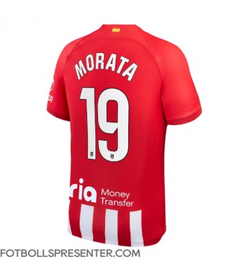 Atletico Madrid Alvaro Morata #19 Hemma Matchtröja 2023-24 Kortärmad